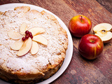 Gâteau pommes amandes