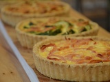 Quiche brocoli et saumon fumé