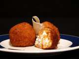 2 : Arancini potiron et chèvre frais - défi orange