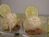 Glace façon Key Lime Pie