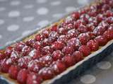 Tarte aux framboises