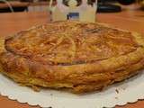 Galette des rois frangipane et noisettes caramélisées