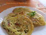 Galettes de spaghettis