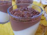 Panna cotta aux deux chocolats