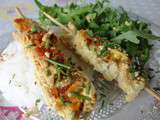 Brochettes de poulet saveurs asiatiques