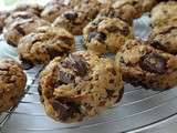 Cookies aux éclats d'amandes et au chocolat noir (sans beurre)