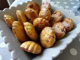 Madeleines aux crevettes et salicornes