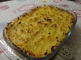 Parmentier boeuf, pommes de terre et citrouille