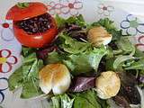 Salade aux noix st jacques