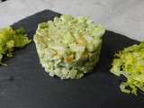 Tartare d'avocat et surimi