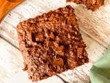 Brownie healthy aux flocons d’avoine