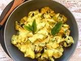 Curry d’aubergine et courgette