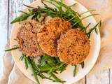 Galettes aux haricots rouges