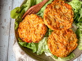 Galettes de légumes pomme de terre carotte