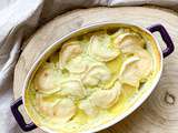 Gratin dauphinois à la crème de courgette