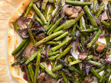 Tarte champignons asperges