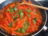 Coulis de poivrons rouges et tomates