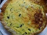 Quiche aux courgettes et saumon fumé