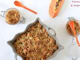 Crumble de papaye