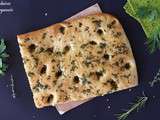 Focaccia aux herbes