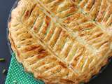 Galette des rois frangipage à la pistache et cerises confites