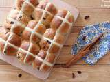 Hot cross bun de Paques