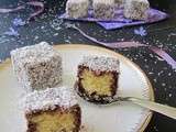 Lamingtons à la noix de coco