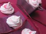 Meringues bicolores