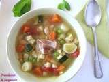 Minestrone aux crozets de Savoie