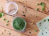 Pesto de petits pois à la spiruline