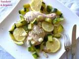 Poulet au citron et aux courgettes