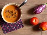 Soupe tomate et aubergines