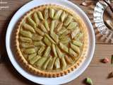 Tarte renversée pommes rhubarbe