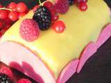 Buche passion et fruits rouges