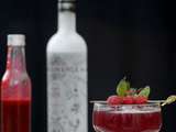 Cocktail, Gin Tonic Framboises