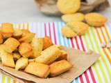 Financiers aux amandes et aux pois chiche