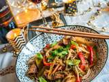 Wok de boeuf façon asiatique et accord vin Madiran Maestria Plaimont Producteurs