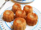 Canelés ou cannelés (végétalien, vegan)