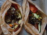 Papillote de légumes (végétalien, vegan)