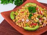 Pois-chiches en salade (végétalien, vegan)