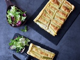 Tarte aux asperges (végétarien, vegan)