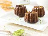 Cannelés Bordelais au thé vert matcha