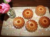 Flower cakes au cream cheese