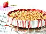 Crumble aux Fraises Noisettes et Chocolat Blanc