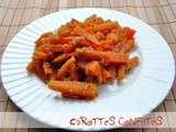 Carottes confites au miel & aux épices