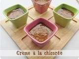 Crème à la chicorée (sans lait)