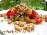 Crumble de légumes (jeu Un tour en cuisine)