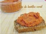 Dip de lentilles corail