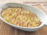 Feuilleté de pommes de terre et fenouil en gratin