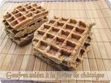 Gaufre salées à la farine de châtaigne (recette sans gluten)